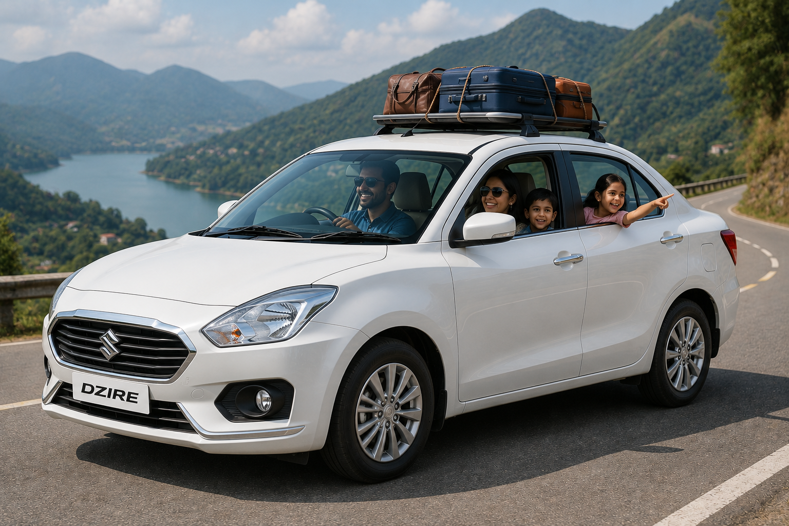Swift Dzire sedan rental